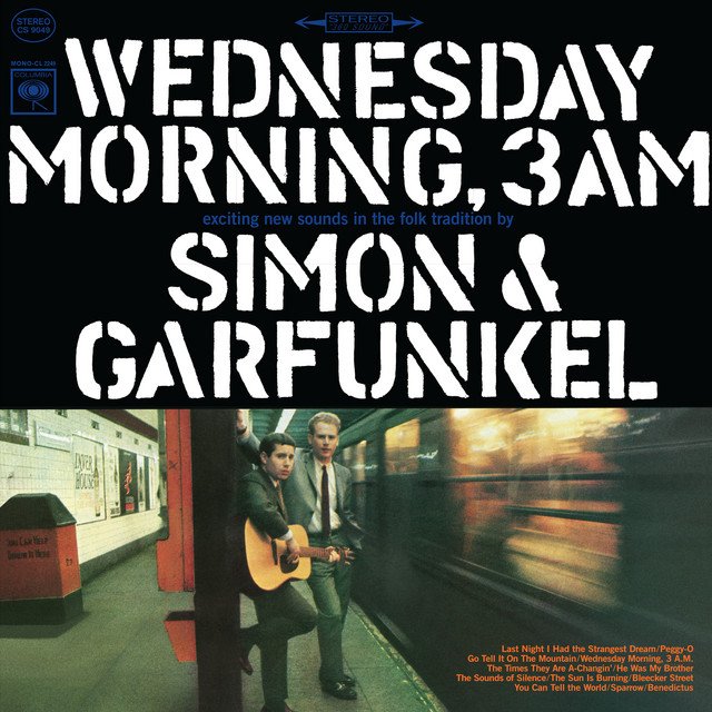 Simon & Garfunkel on cover of Wednesday Morning, 3 A.M.