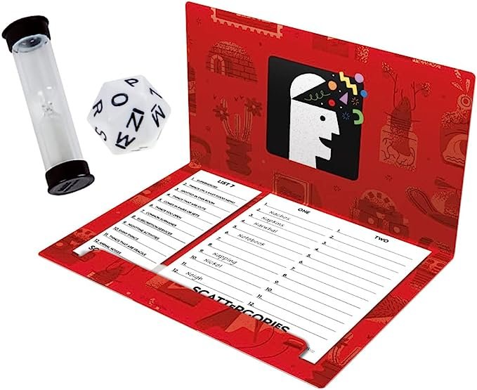 Classic Scattergories Game, Party Game for Adults and Teens Aged 13 and up, Board Game for 2+ Players