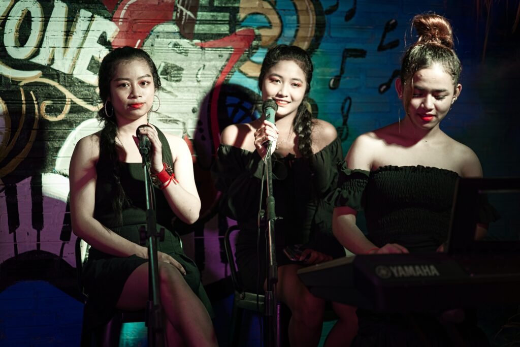 karaoke duet with friends