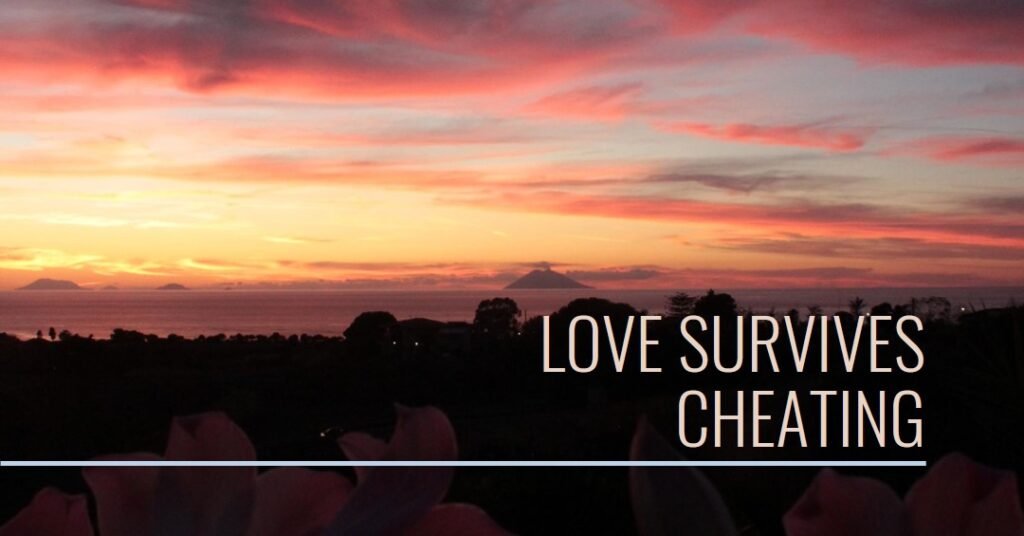 An image that embodies the theme of love's ability to survive and heal after cheating