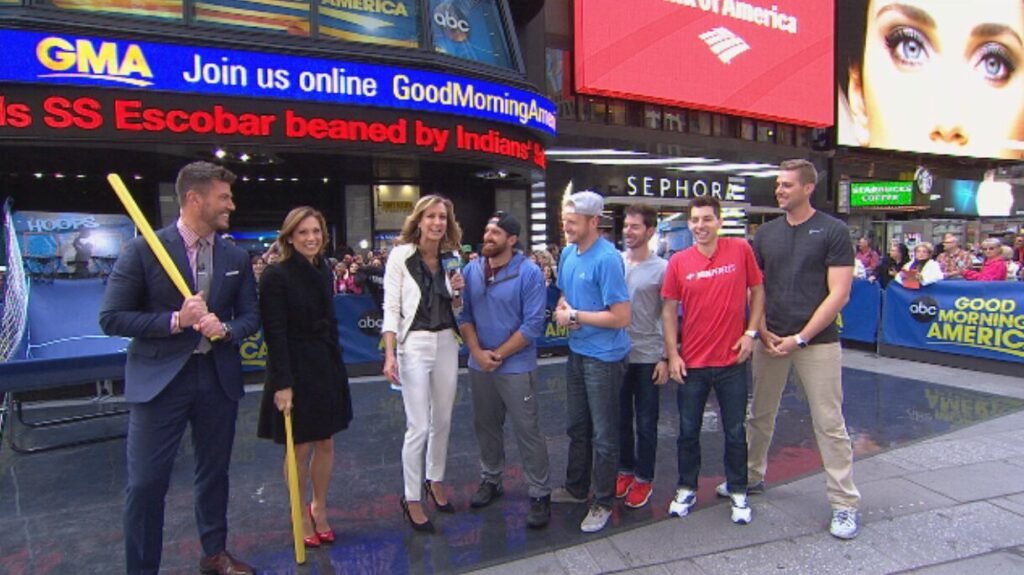 DudePerfect teaches Lara Spencer, Ginger Zee, and Jesse Palmer how to be just like them!