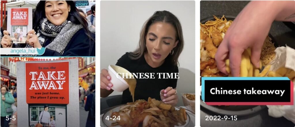 Chinese takeaway on TikTok