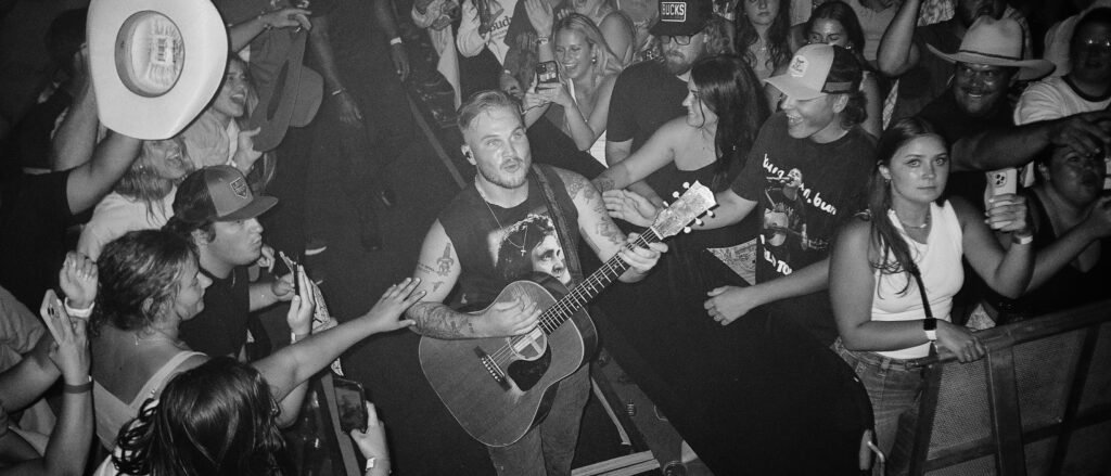 Zach Bryan with fans Photo @Spotify