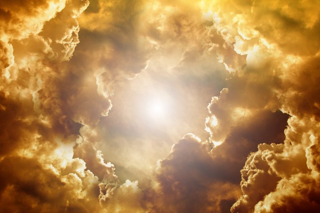 Clouds representing Inner Divinity