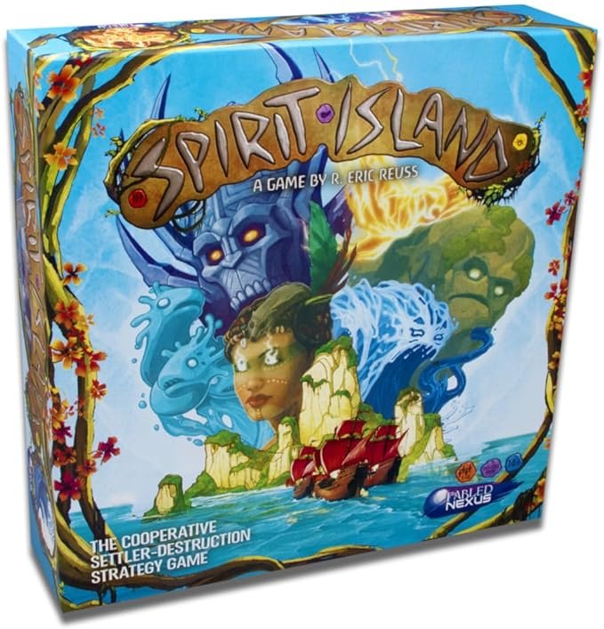 Greater Than Games | Spirit Island | Board Game | 1 - 6 Players | Ages 14+ | 90 - 120 Minutes Playing Time