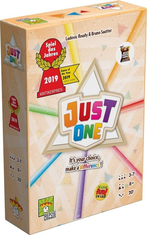 Repos Production | Just One | Party Game | Ages 8+ | 3-7 Players | 20 Minute Playing Time