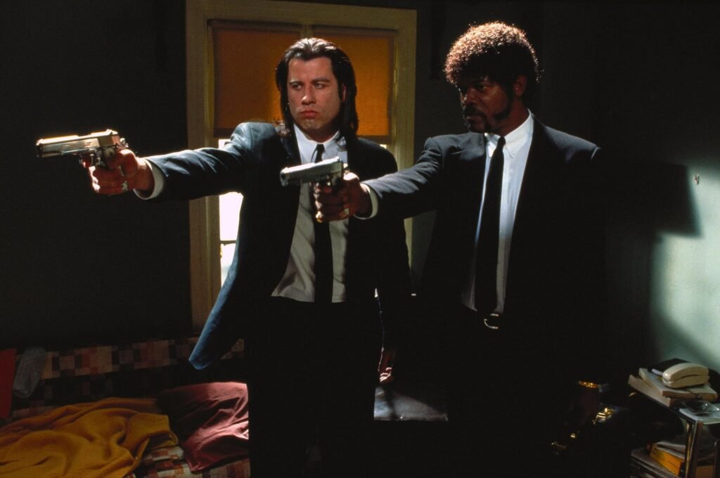 Samuel L. Jackson and John Travolta in Pulp Fiction (1994)