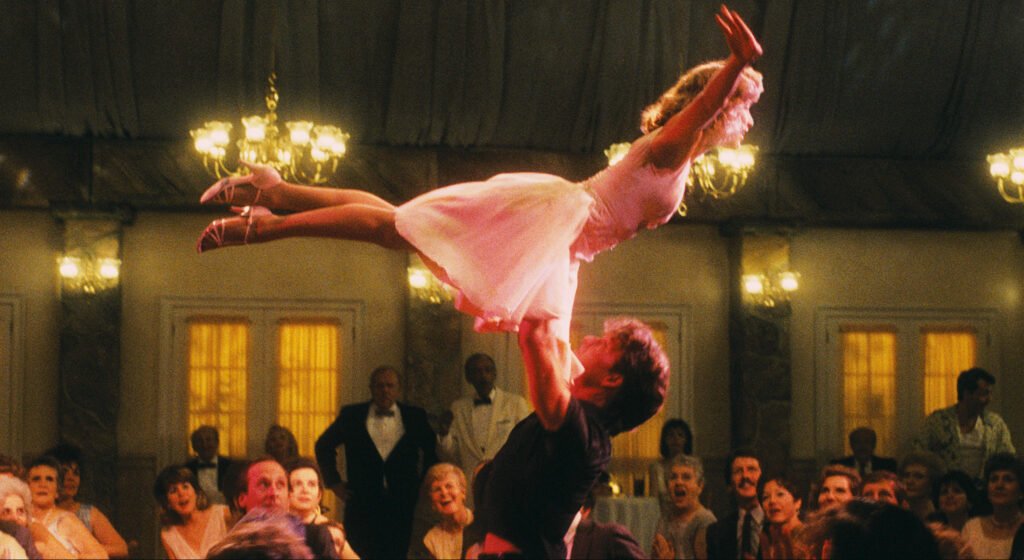 Patrick Swayze and Jennifer Grey in Dirty Dancing.