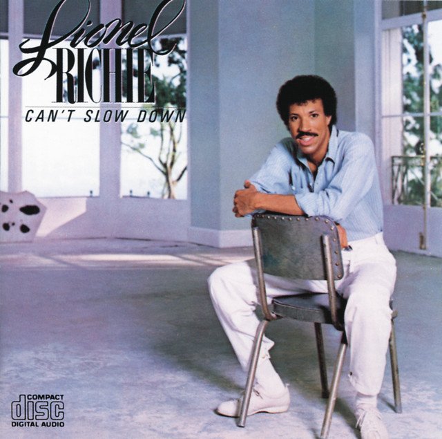 Lionel Ritchie Can't Slow Down album cover