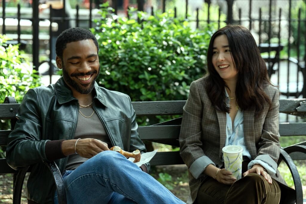 Donald Glover and Maya Erskine in Mr. & Mrs. Smith Photo by David Lee/David Lee/Prime Video - © Amazon MGM Studios