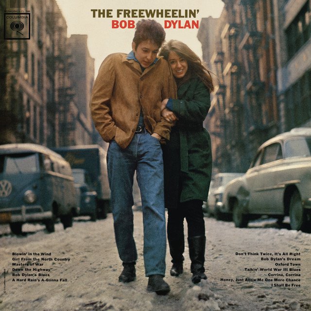 Bob Dylan FreeWheelin' album cover