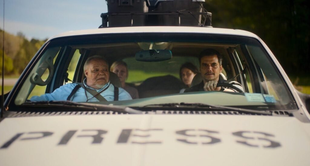 Kirsten Dunst, Stephen McKinley Henderson, Wagner Moura, and Cailee Spaeny in Civil War (2024)