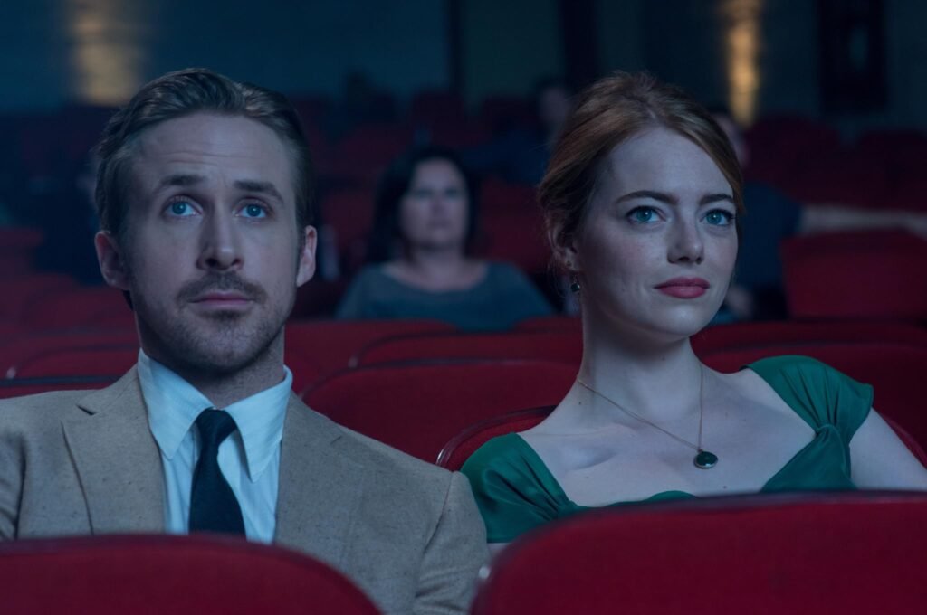 Ryan Gosling and Emma Stone in La La Land (2016)