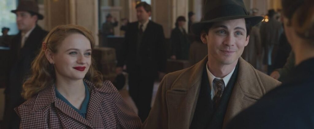 Logan Lerman and Joey King in We Were the Lucky Ones (2024)