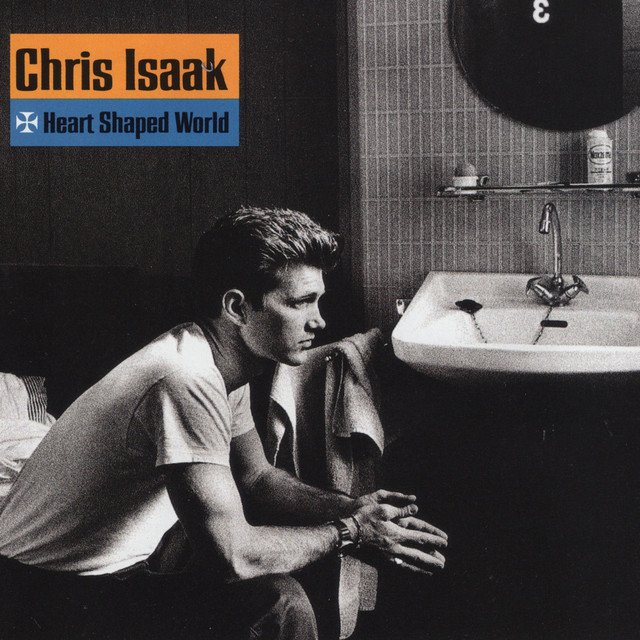 Chris Isaac Heart Shaped World album artwork