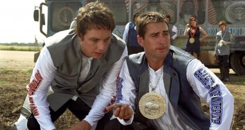 Luke Wilson, David Herman, Brendan Hill, Sara Rue, Dax Shepard, and Anthony 'Citric' Campos in Idiocracy (2006) © 2006 Twentieth Century Fox