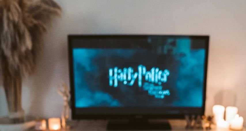 Harry Potter on a TV