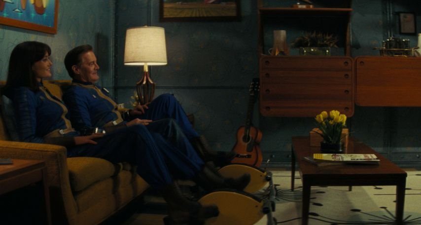 Kyle MacLachlan and Ella Purnell in Fallout (2024)