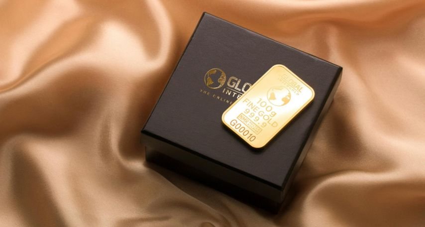 Black Box with Gold Bar