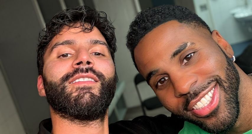 R3hab and Jason Derulo 
Image via Instagram