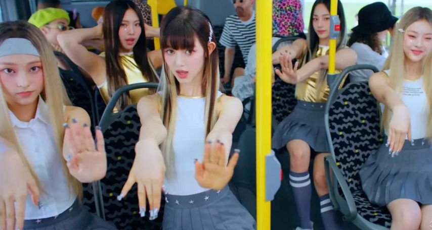 NewJeans in Super Shy Music Video