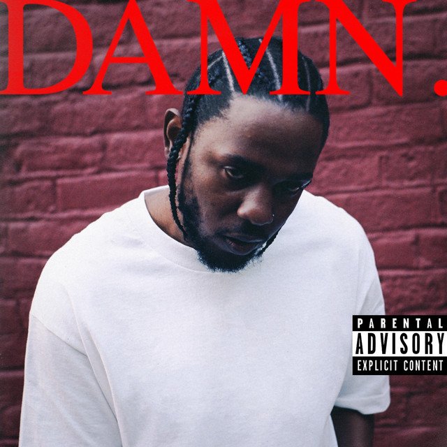 Kendrick Lamar DAMN Album Cover
