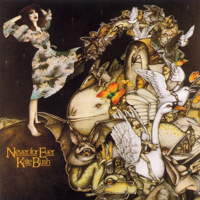 Kate Bush Never for Ever album cover