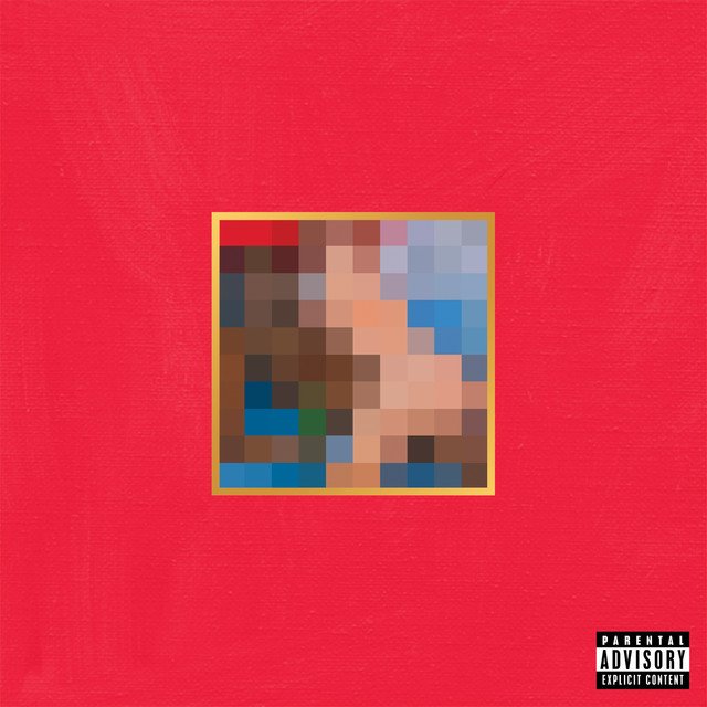 Kanye West My Beautiful Dark Twisted Fantasy album cover