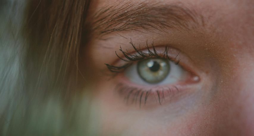 Close Up of a Womans Right Eye