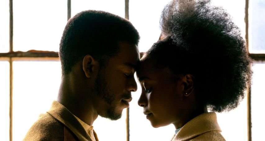 Stephan James and KiKi Layne in If Beale Street Could Talk (2018)