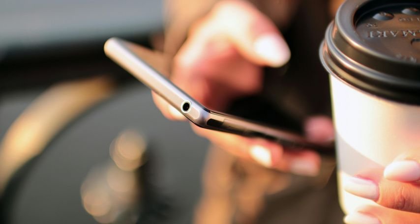 Person Holding Smartphone
