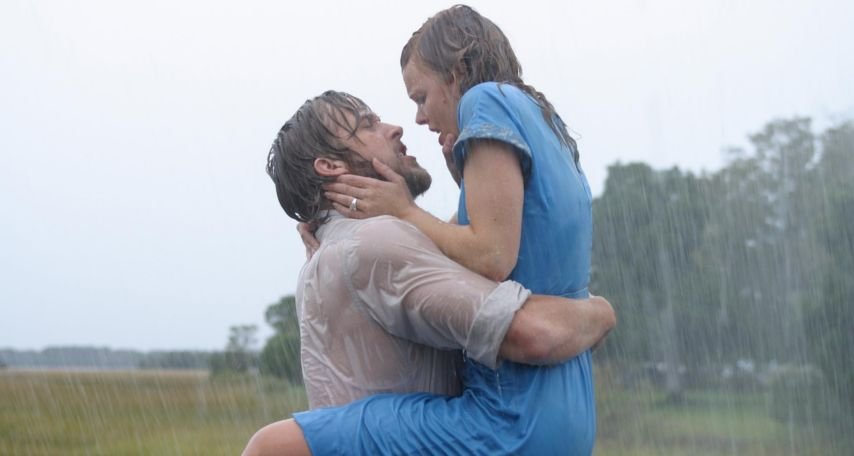 Ryan Gosling and Rachel McAdams in The Notebook (2004)