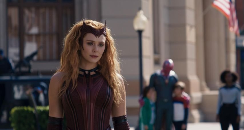 WandaVision (2021)
Paul Bettany, Elizabeth Olsen, Teyonah Parris, Jett Klyne, and Julian Hilliard in The Series Finale (2021)