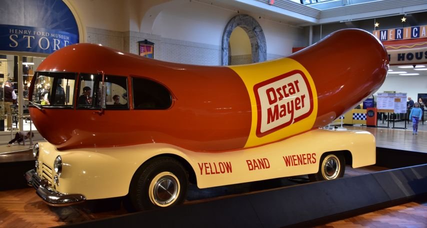 1952 Oscar Mayer Wienermobile Photo by Amaury Laporte, CC BY 2.0  via Wikimedia Commons