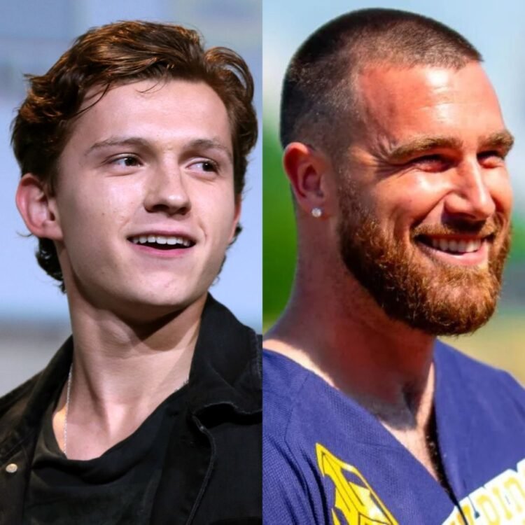 Tom Holland Photo by Gage Skidmore || Travis Kelche Photo by Erik Drost