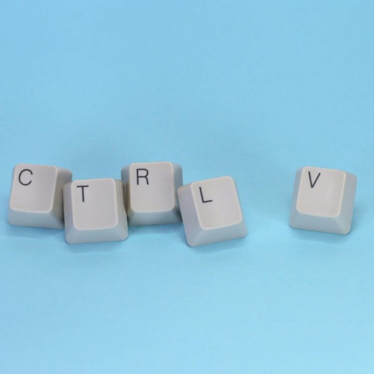 Close-Up Shot of Keyboard Buttons
