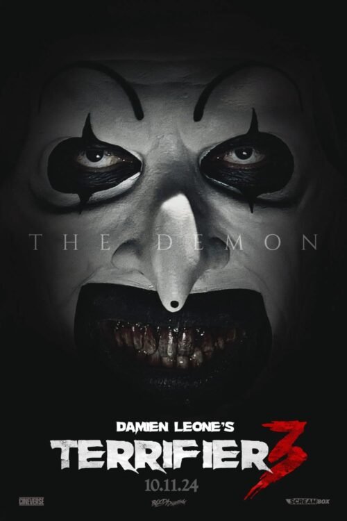 Terrifier 3: Art the Clown in triplicate Poster