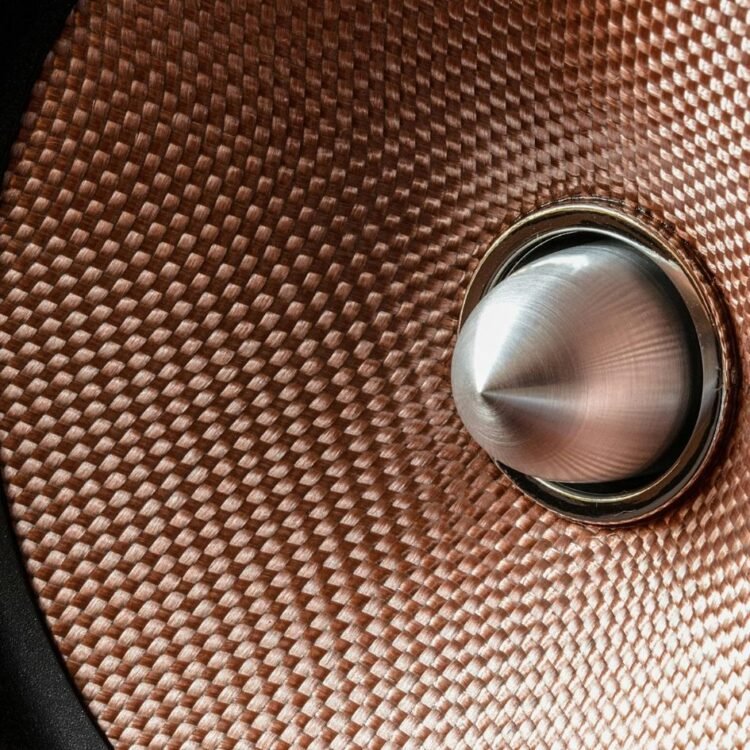 Gold and Gray Bullet Tweeter Speaker