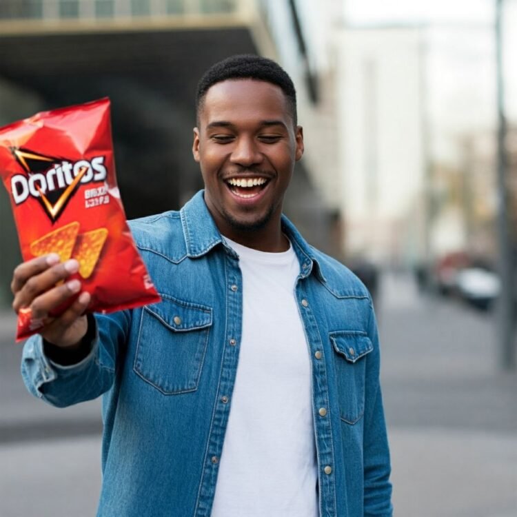 Boyfriend with Doritos, radiating charm