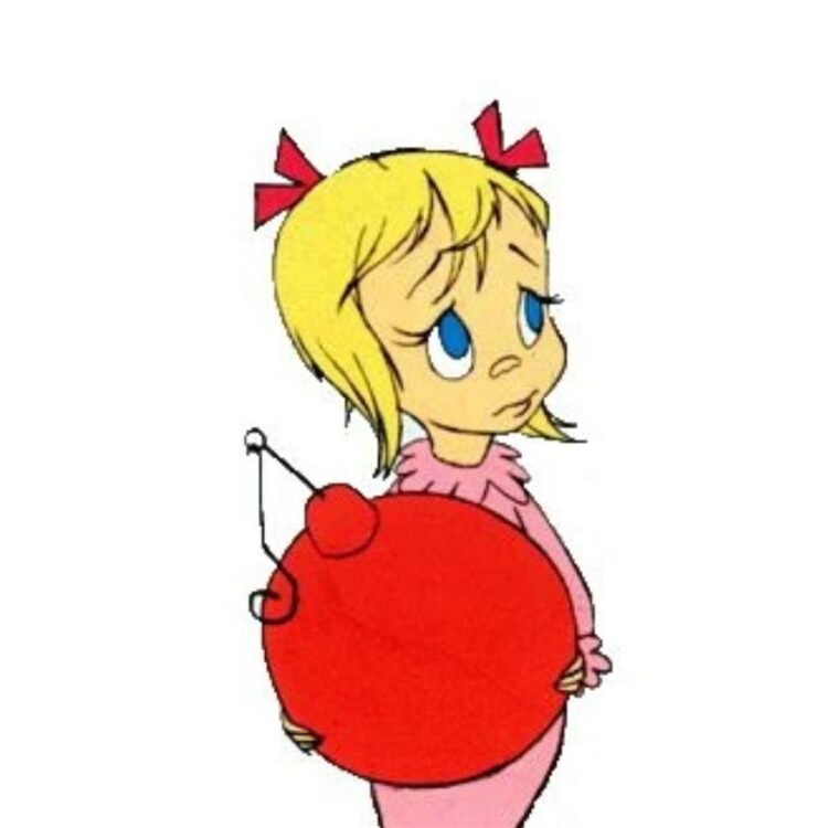 Cindy Lou Who as she first appeared in Dr. Seuss’s 1957 classic.