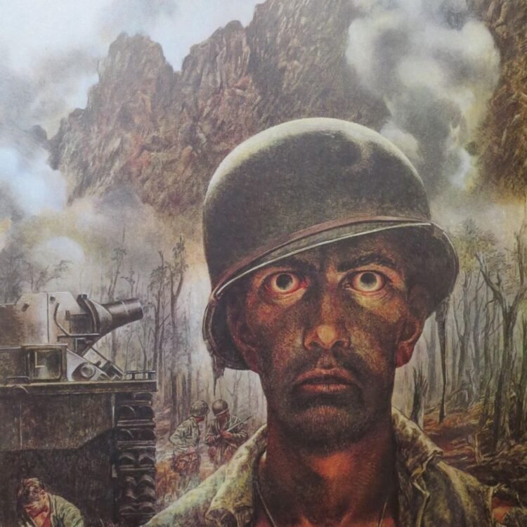 The 2,000 Yard Stare by American artist Thomas Lea.
