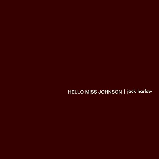 Jack Harlow Hello Miss Johnson Song Artwork
