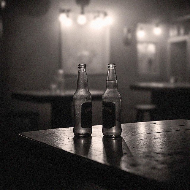 Townsend bottles in a bar song artwork
