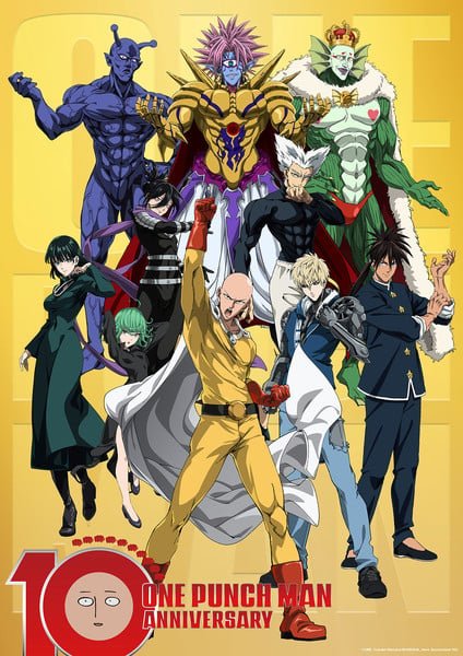 One Punch Man 10th-anniversary Poster
