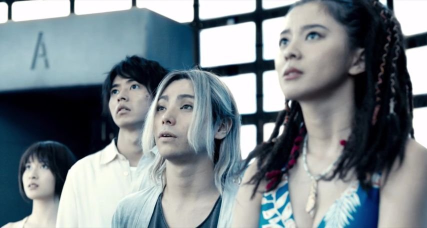 Tao Tsuchiya, Kento Yamazaki, Nijirô Murakami, and Aya Asahina in Alice in Borderland (2020)