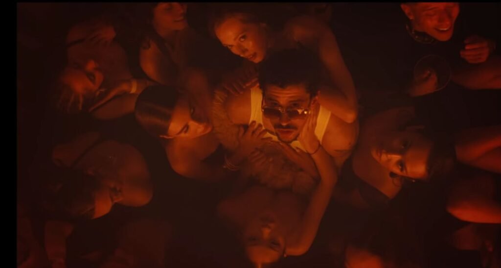Bad Bunny El Clúb Music Video Still
