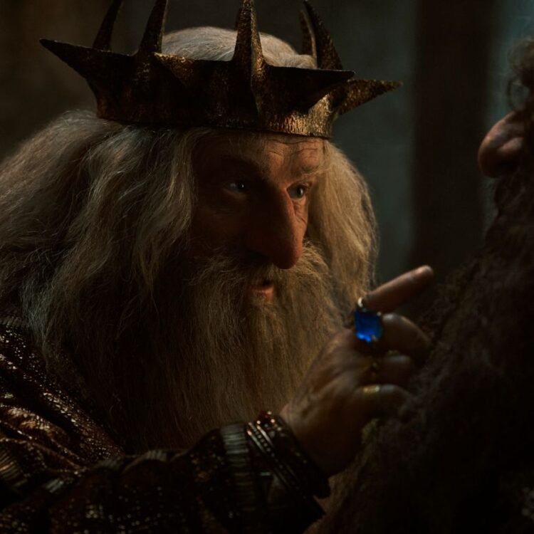 Peter Mullan as King Durin III Photo Cr Ross Ferguson / Prime Video
