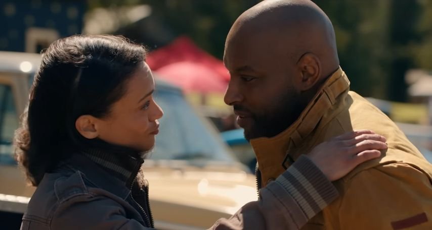 Colin Lawrence and Kandyse McClure in Virgin River