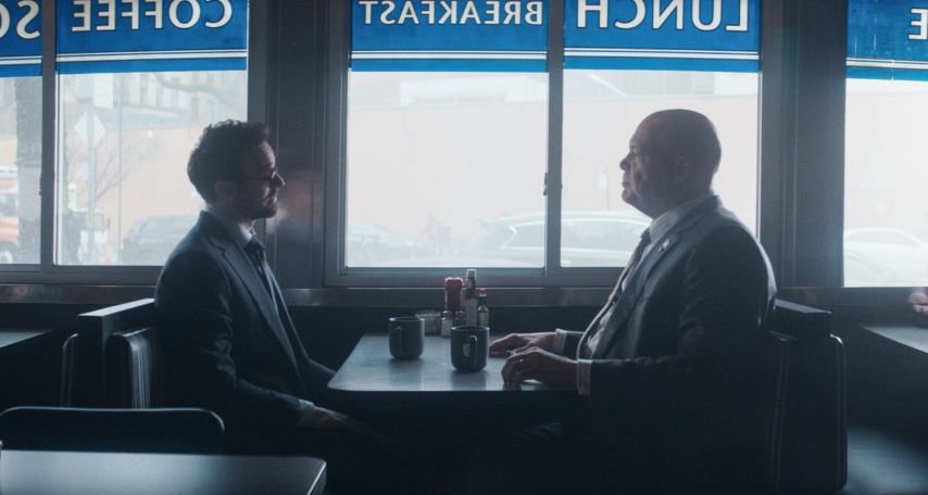 Charlie Cox and Vincent D'Onofrio in Daredevil: Born Again ©Disney