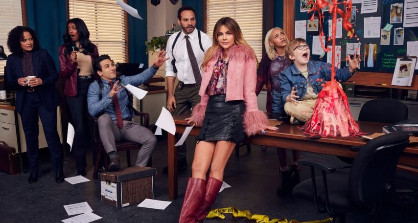 HIGH POTENTIAL – ABC’s “High Potential” stars Judy Reyes as Selena, Javicia Leslie as Daphne, Deniz Akdeniz as Lev ‘Oz’ Osman, Daniel Sunjata as Karadec, Kaitlin Olson as Morgan, Amirah J as Ava, and Matthew Lamb as Elliot. (Disney/Pamela Littky)